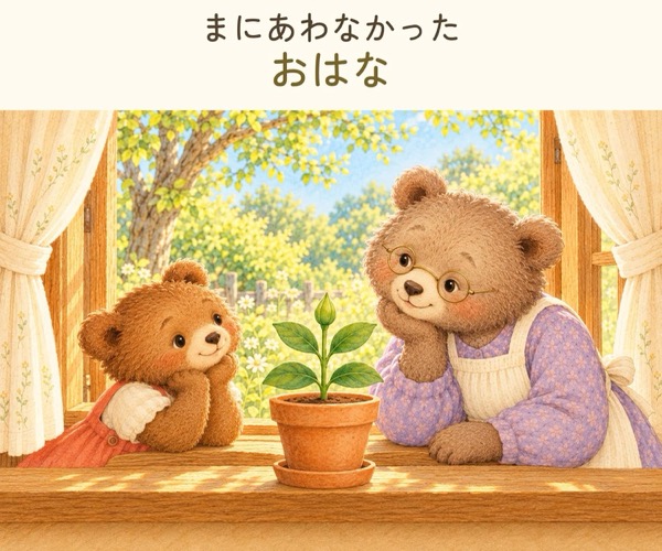 まにあわなかった おはな