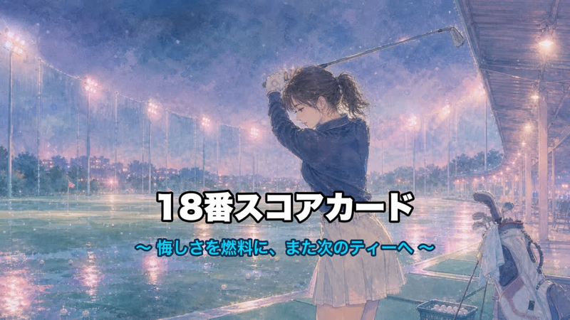 18番スコアカード