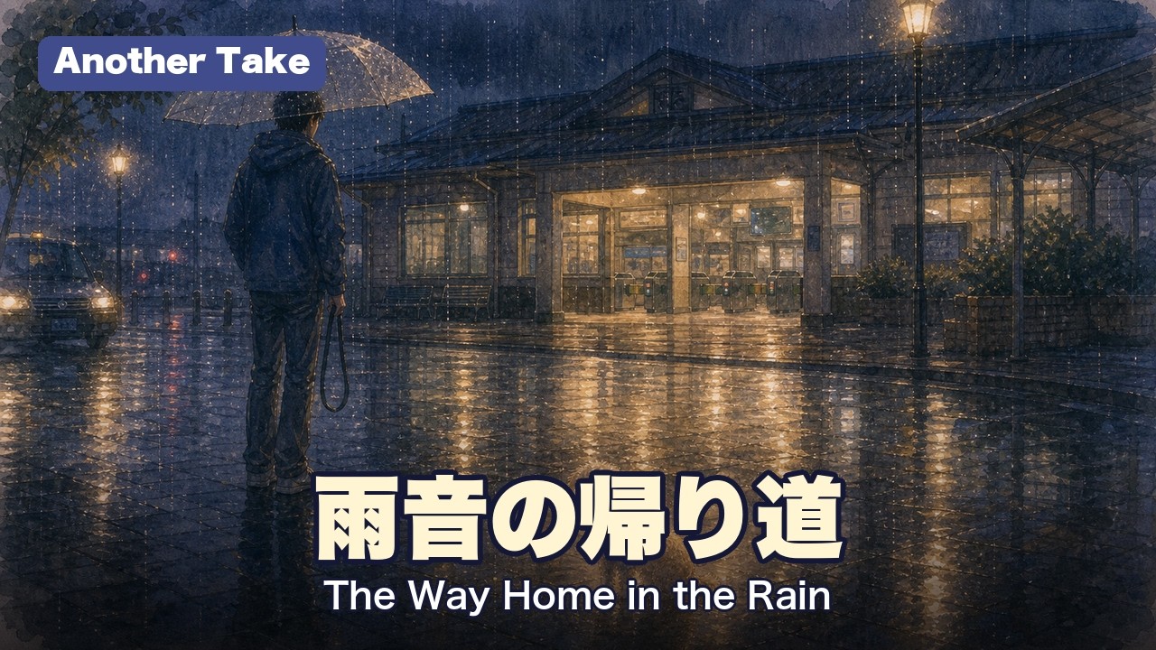 雨音の帰り道 雨の日の散歩道 別テイク