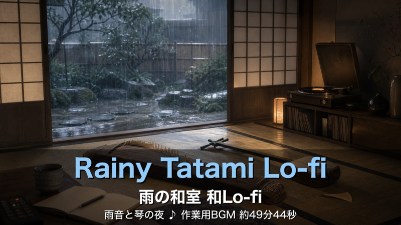 雨の和室 和Lo-fi 20曲