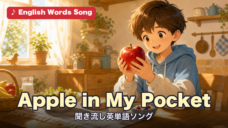 Apple in My Pocket 聞き流し英単語ソング 第1弾