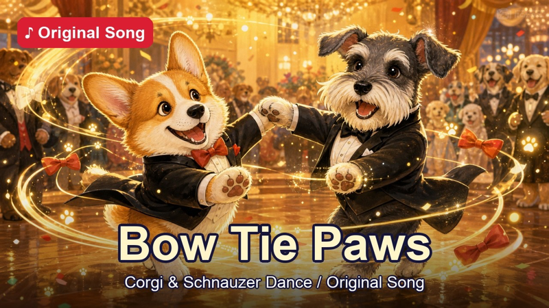 Bow Tie Paws