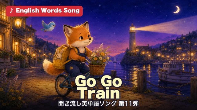 Go Go Train 聞き流し英単語ソング第11弾・テイク2