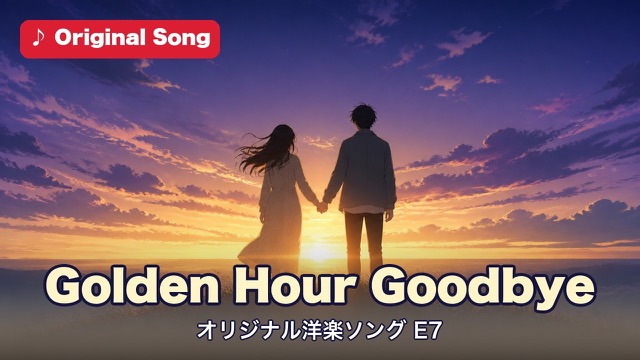 Golden Hour Goodbye オリジナル洋楽バラード