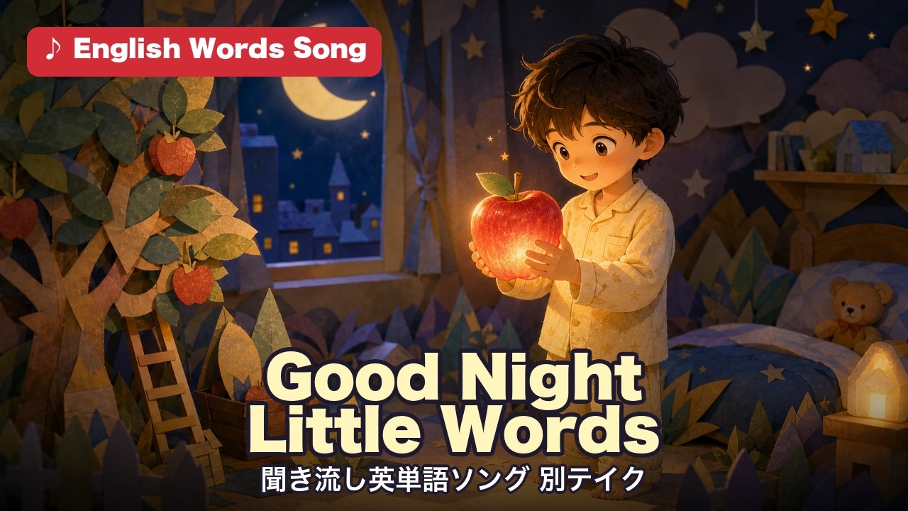 Good Night Little Words 聞き流し英単語ソング第1弾