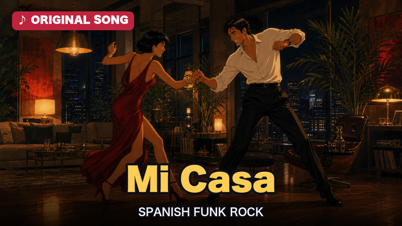 Mi Casa スペイン語ファンクロック わが家がいちばん
