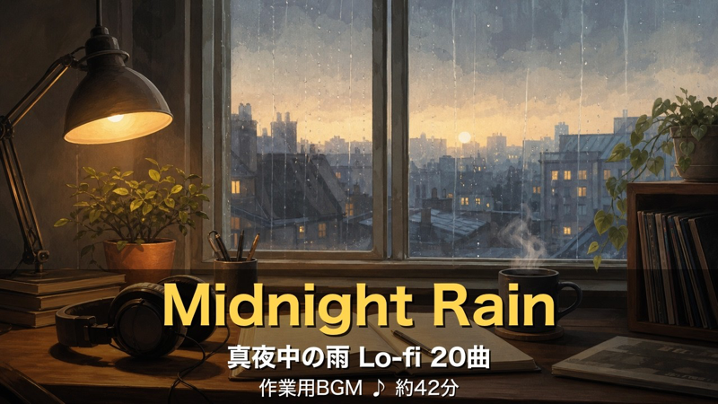 真夜中の雨 Lo-fi 20曲