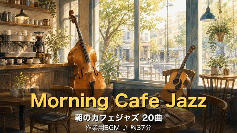 朝のカフェジャズ20曲BGM