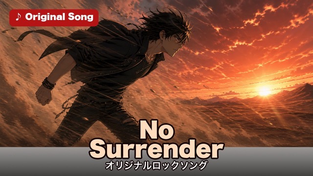 No Surrender オリジナルロックソング