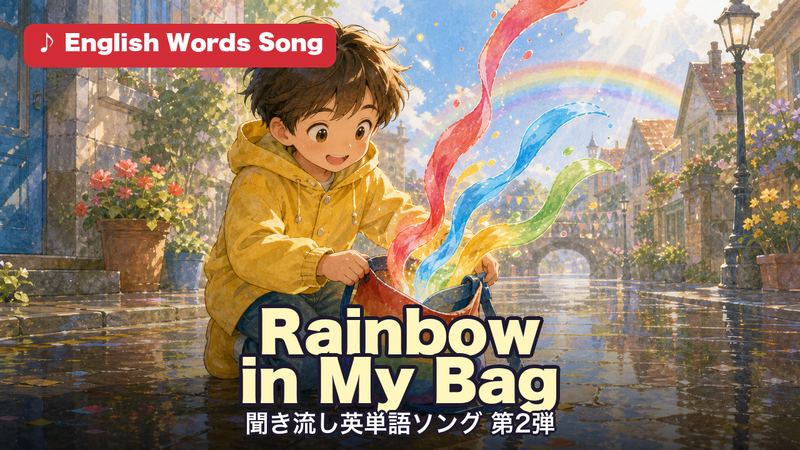 Rainbow in My Bag 聞き流し英単語ソング 第2弾
