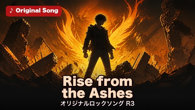 Rise from the Ashes オリジナルロックソング