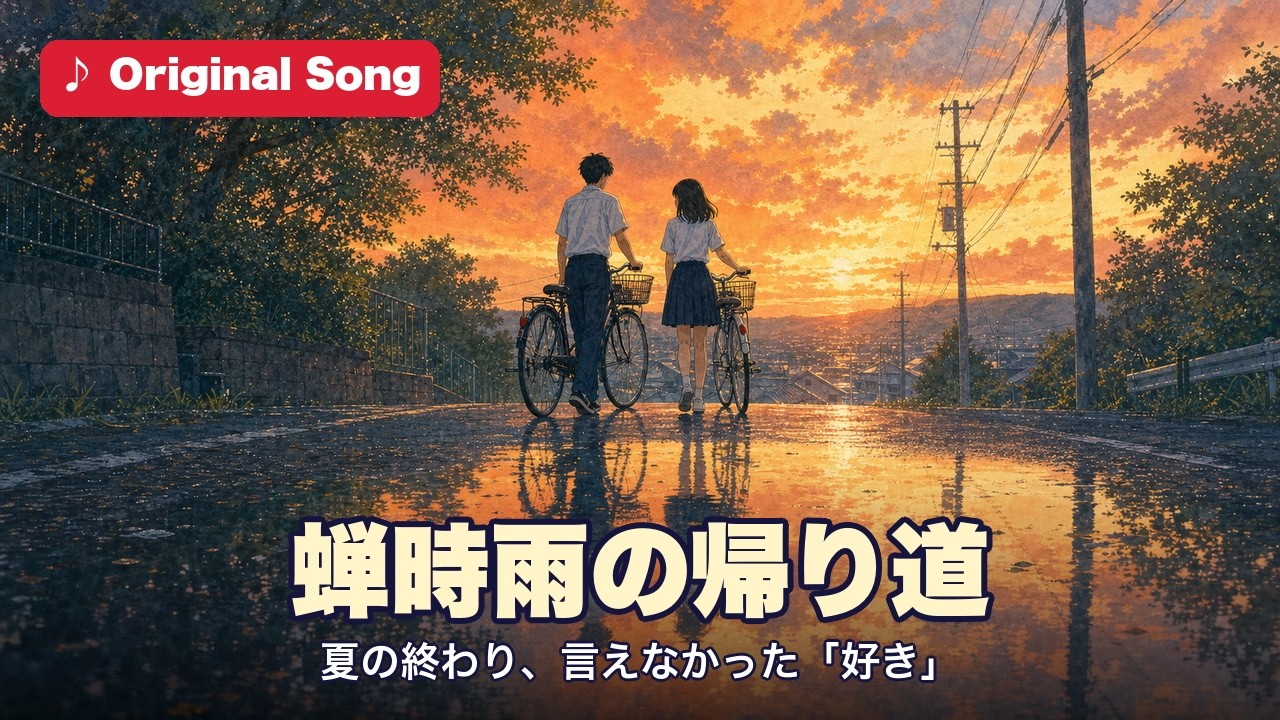 蝉時雨の帰り道 日本語J-POP