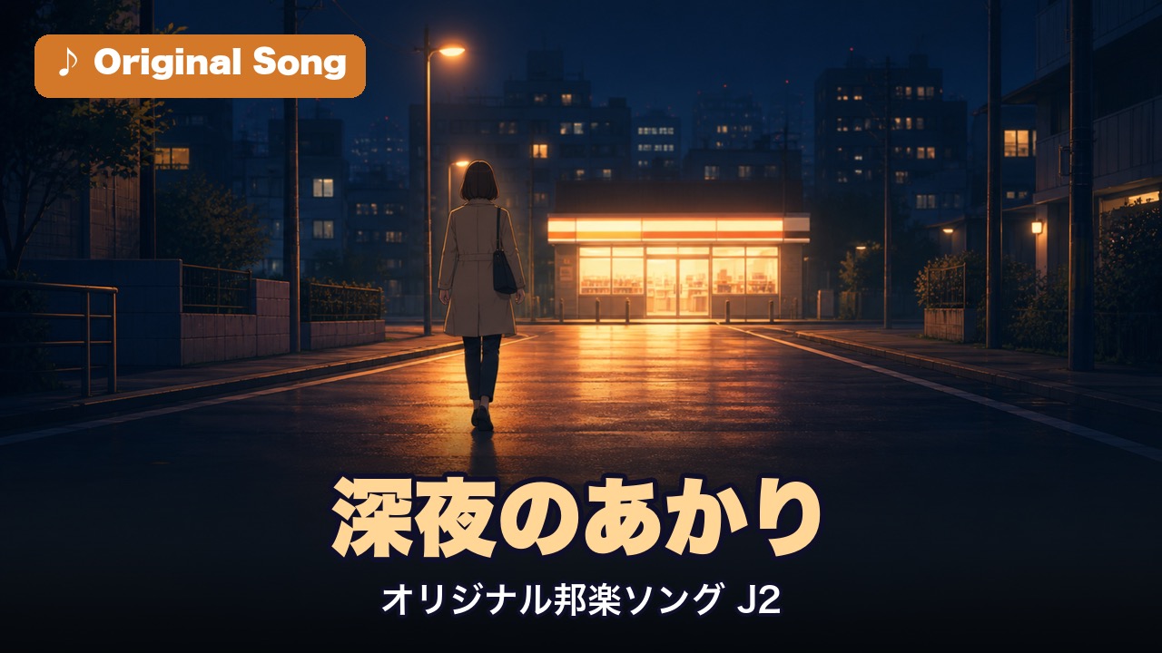 深夜のあかり オリジナル邦楽ソング