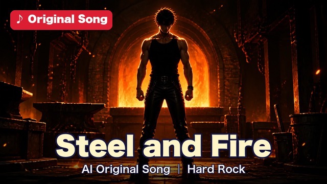 Steel and Fire オリジナルロックソング