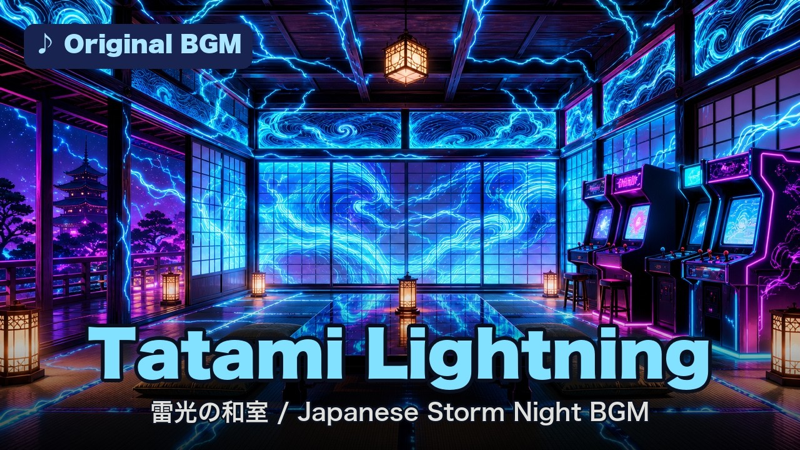 Tatami Lightning 雷光の和室