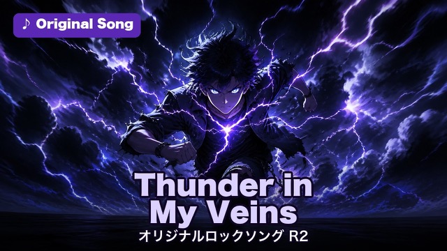 Thunder in My Veins オリジナルロックソング