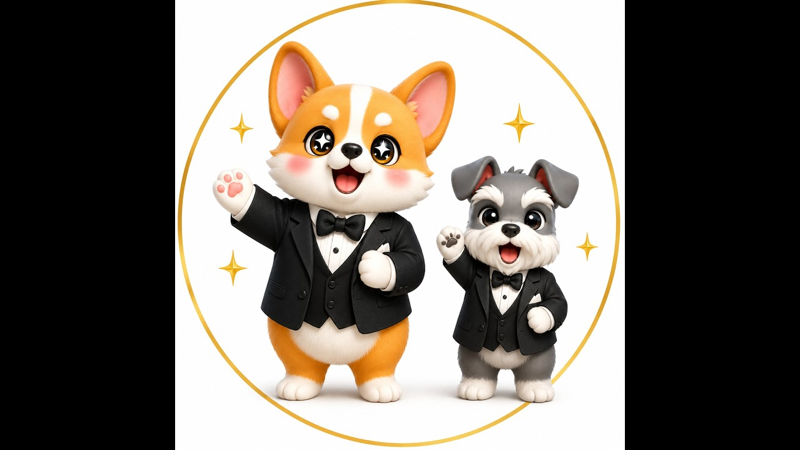 タキシードの袖