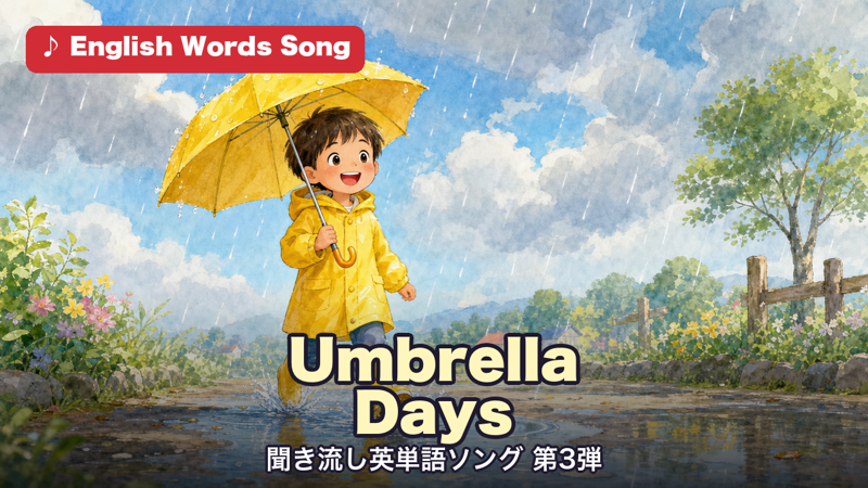 Umbrella Days 聞き流し英単語ソング 第3弾