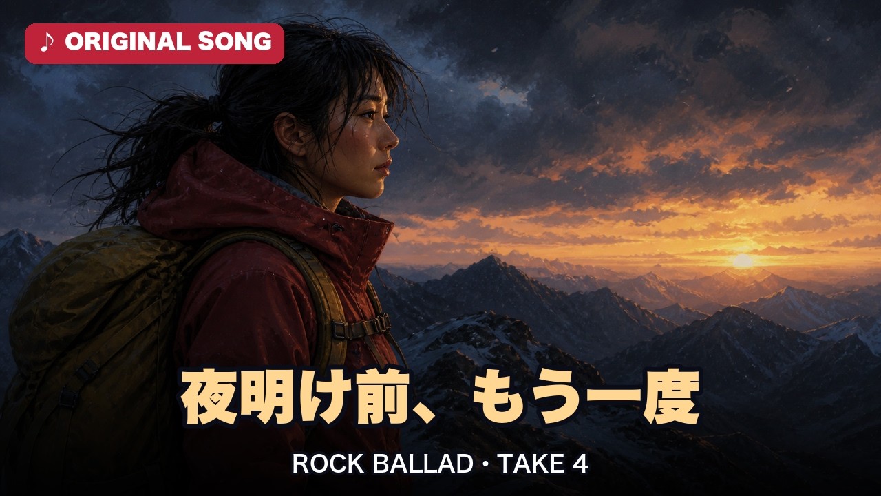 夜明け前、もう一度 負けたままで終われない Take4