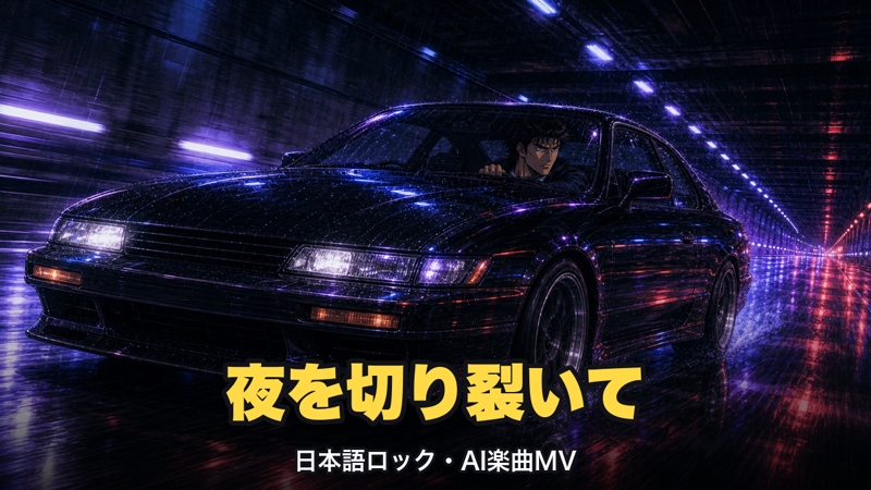 夜を切り裂いて ネオンの夜を駆け抜ける日本語ロック