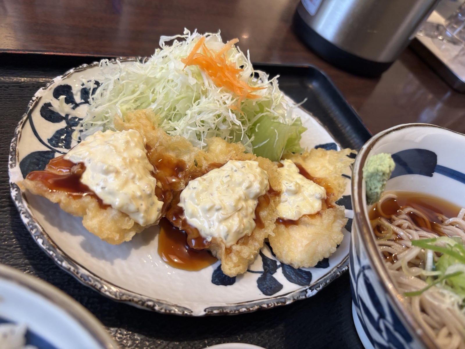 自家製タルタルソースのチキン南蛮アップ