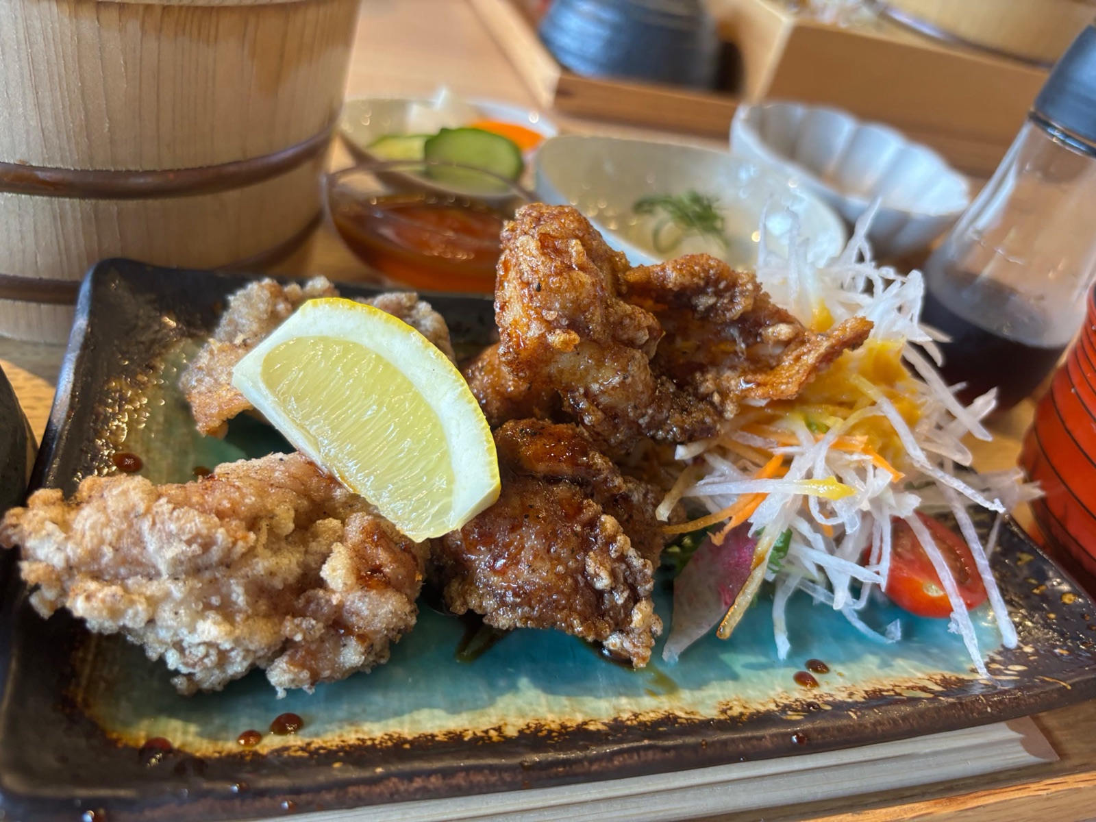 健康咲鶏のからあげ御膳