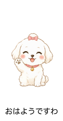 マルチーズお嬢様